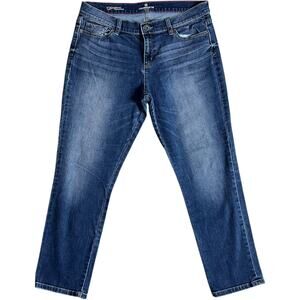 Liz Claiborne City Fit Skinny Boyfriend Jeans Size 12P